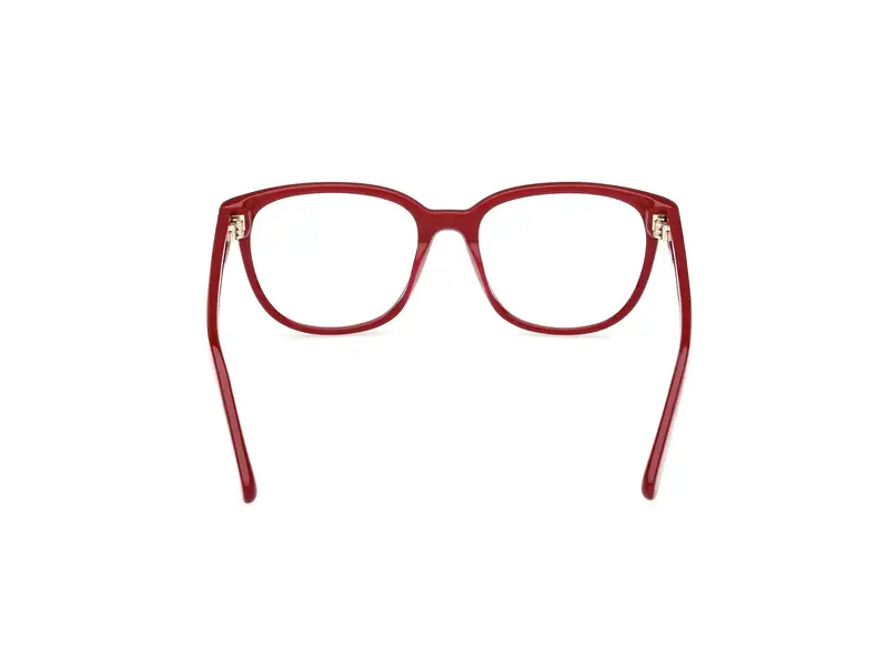 GCDS Unisex GD5034 066 Montature da vista Acetato Rosso Rotonda Normale miniatura 3