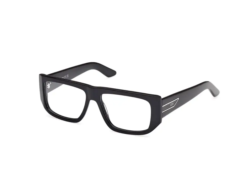 GCDS Unisex GD5036 001 Montature da vista Acetato Nero  Squadrata Normale