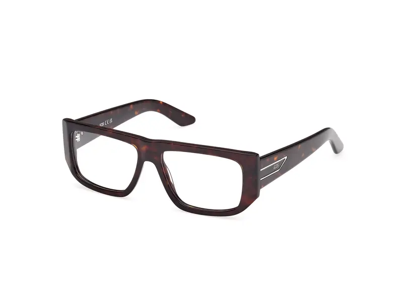 GCDS Unisex GD5036 052 Montature da vista Acetato Havana  Squadrata Normale