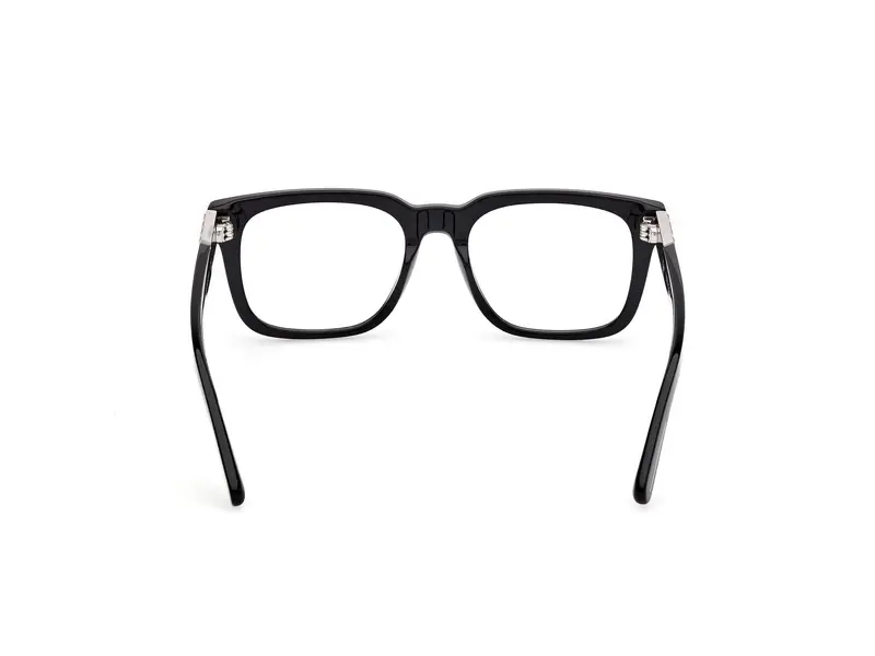 GCDS Unisex GD5037 001 Montature da vista Acetato Nero Squadrata Normale miniatura 3