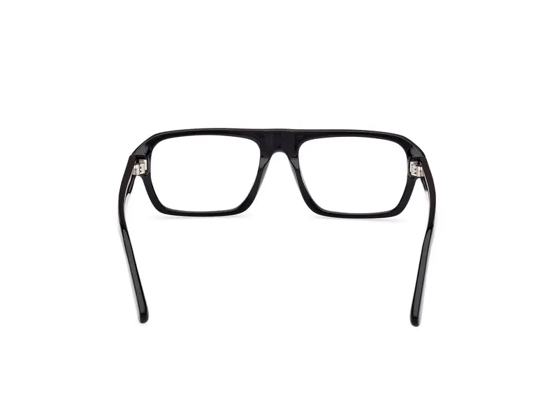 GCDS Unisex GD5038 001 Montature da vista Acetato Nero Squadrata Normale miniatura 3