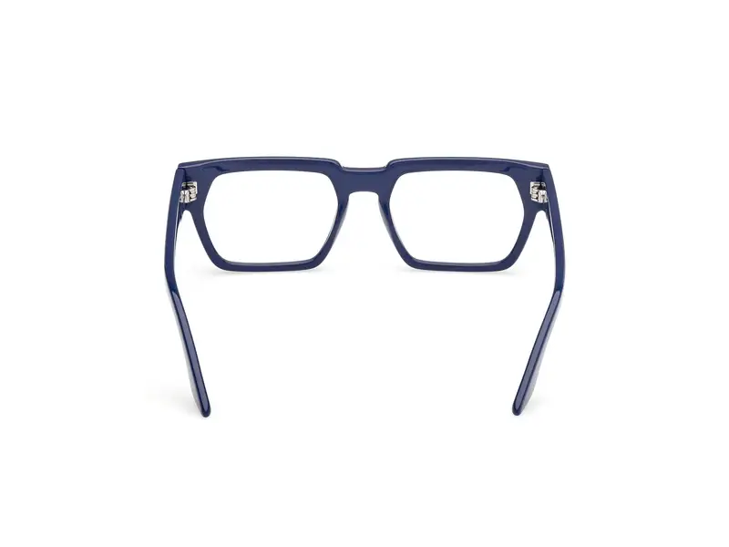 GCDS Unisex GD5042 090 Montature da vista Acetato Blu Squadrata Normale miniatura 3