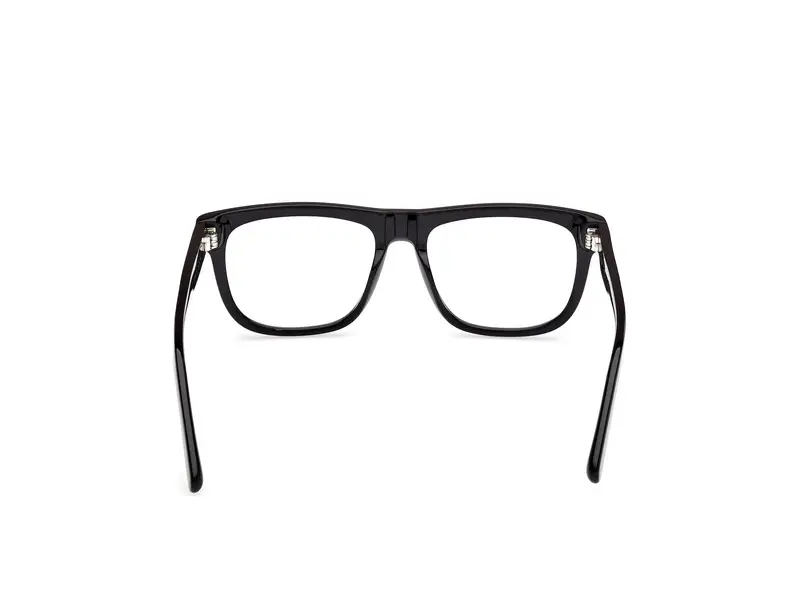 GCDS Unisex GD5043 001 Montature da vista Acetato Nero Squadrata Normale miniatura 3