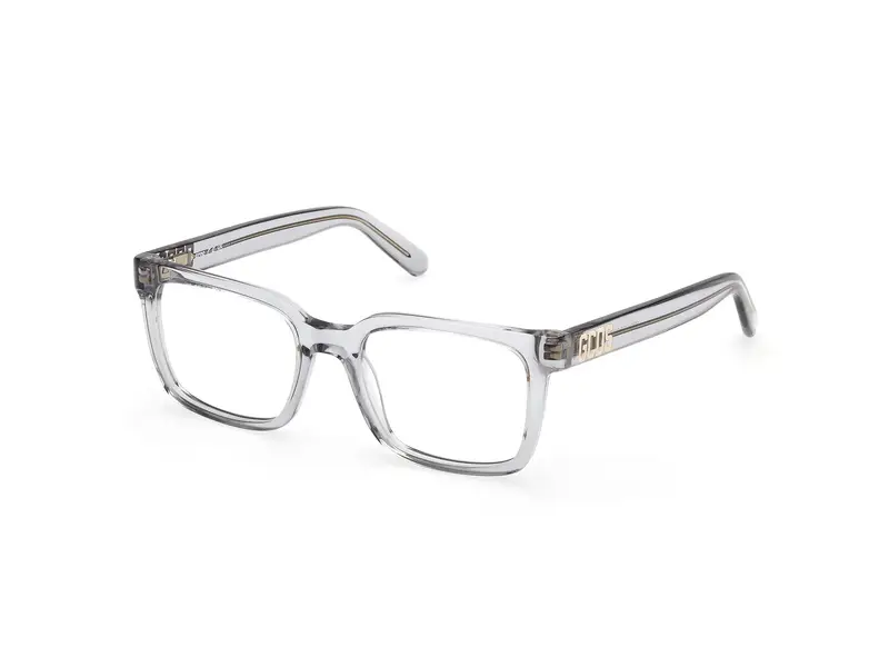 GCDS Unisex GD5044 020 Montature da vista Acetato Grigio  Squadrata Normale