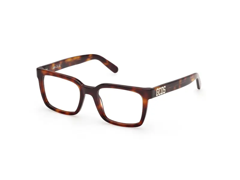 GCDS Unisex GD5044 052 Montature da vista Acetato Havana  Squadrata Normale