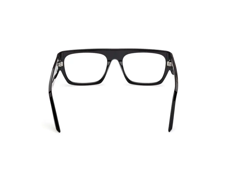 GCDS Unisex GD5045 001 Montature da vista Acetato Nero Squadrata Normale miniatura 3