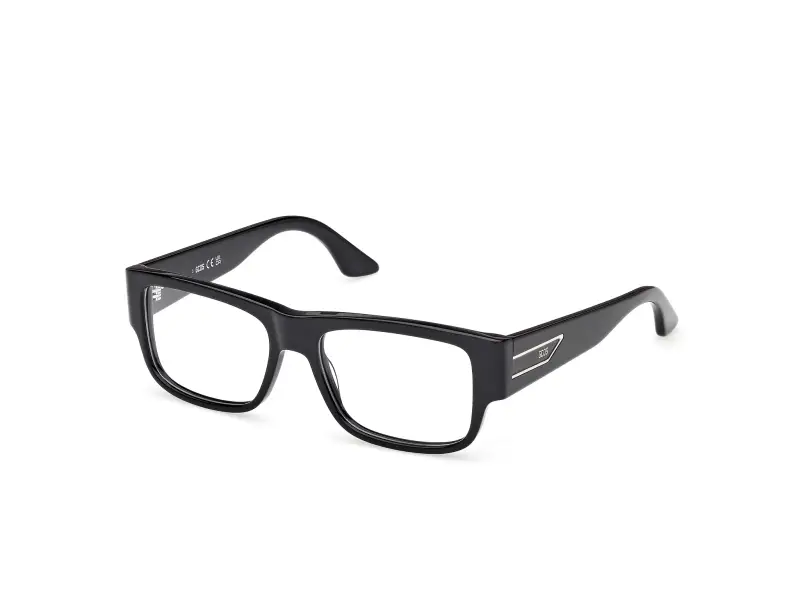 Unisex GD5047 001 Montature da vista Acetato Nero Squadrata Normale