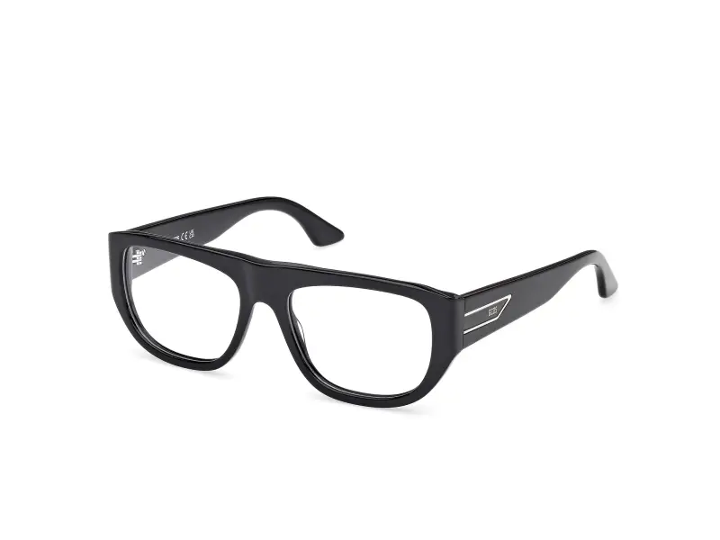 Unisex GD5048 001 Montature da vista Acetato Nero Squadrata Normale
