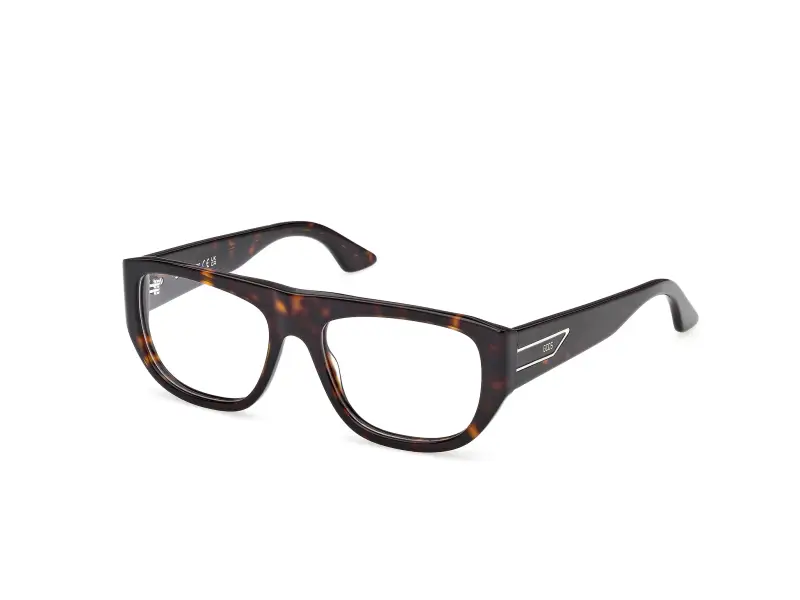 Unisex GD5048 052 Montature da vista Acetato Havana Squadrata Normale