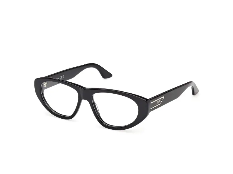 Unisex GD5049 001 Montature da vista Acetato Nero Cat Eye Normale