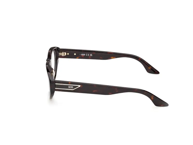 Unisex GD5049 052 Montature da vista Acetato Havana Cat Eye Normale miniatura 3
