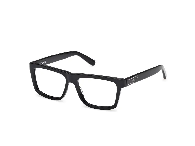 Unisex GD5050 001 Montature da vista Acetato Nero Squadrata Normale