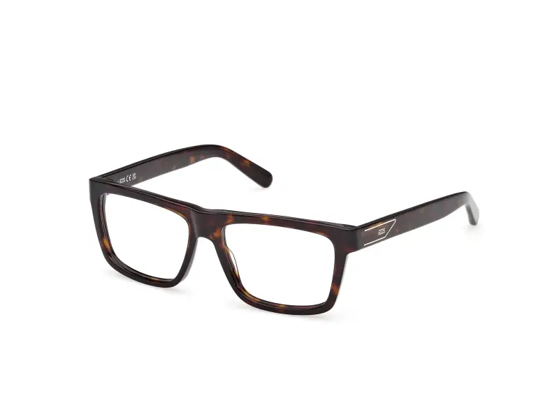 Unisex GD5050 052 Montature da vista Acetato Havana Squadrata Normale
