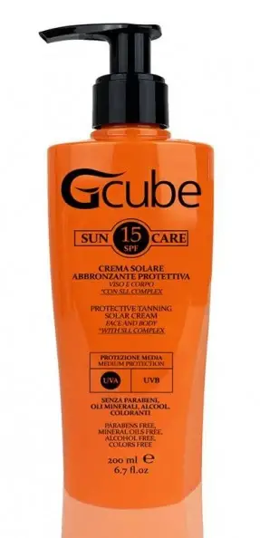 Gcube Sun Crema Protezione Spf 15 200 Ml