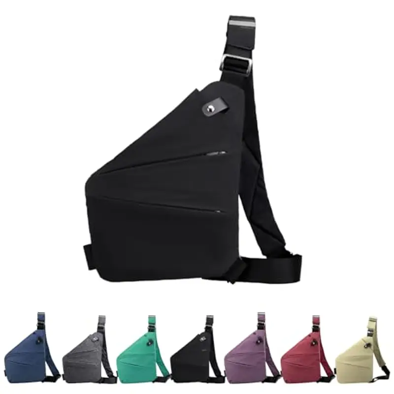 GDOKKNY Borsa a tracolla Uomo Nero 2108827