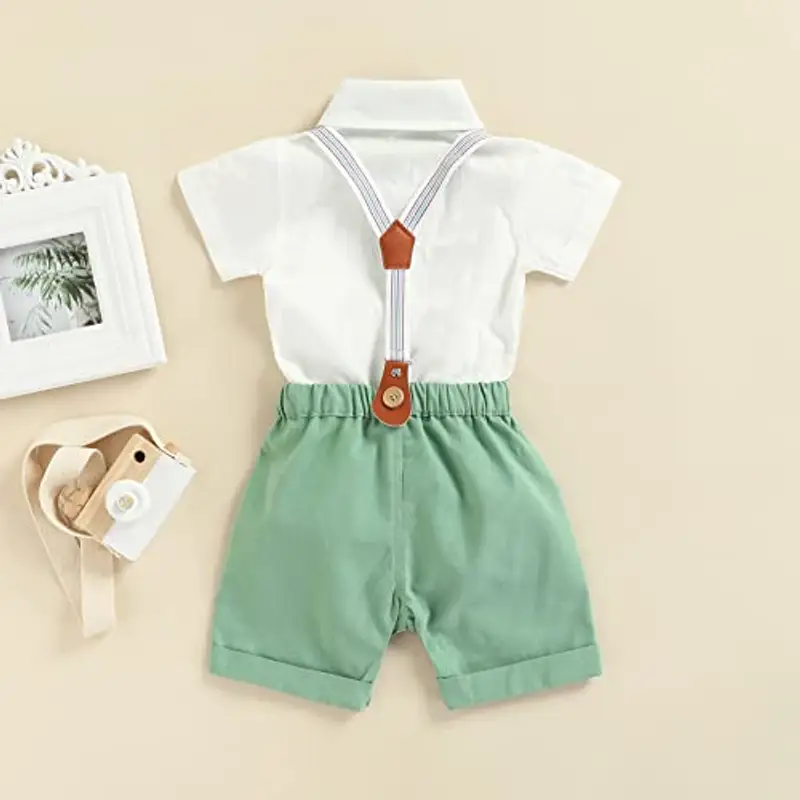 Geagodelia Bretelle Neonato Verde 1203853 miniatura 3