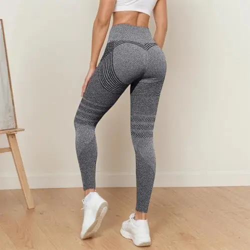 Generico Leggings Donna Grigio 2759596 miniatura 2