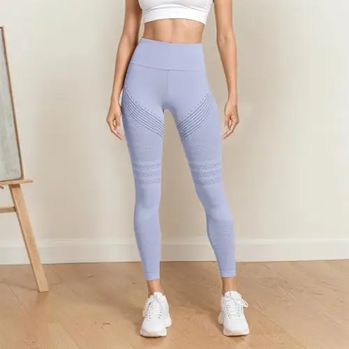 Generico Leggings Donna Grigio 2768035 miniatura 3