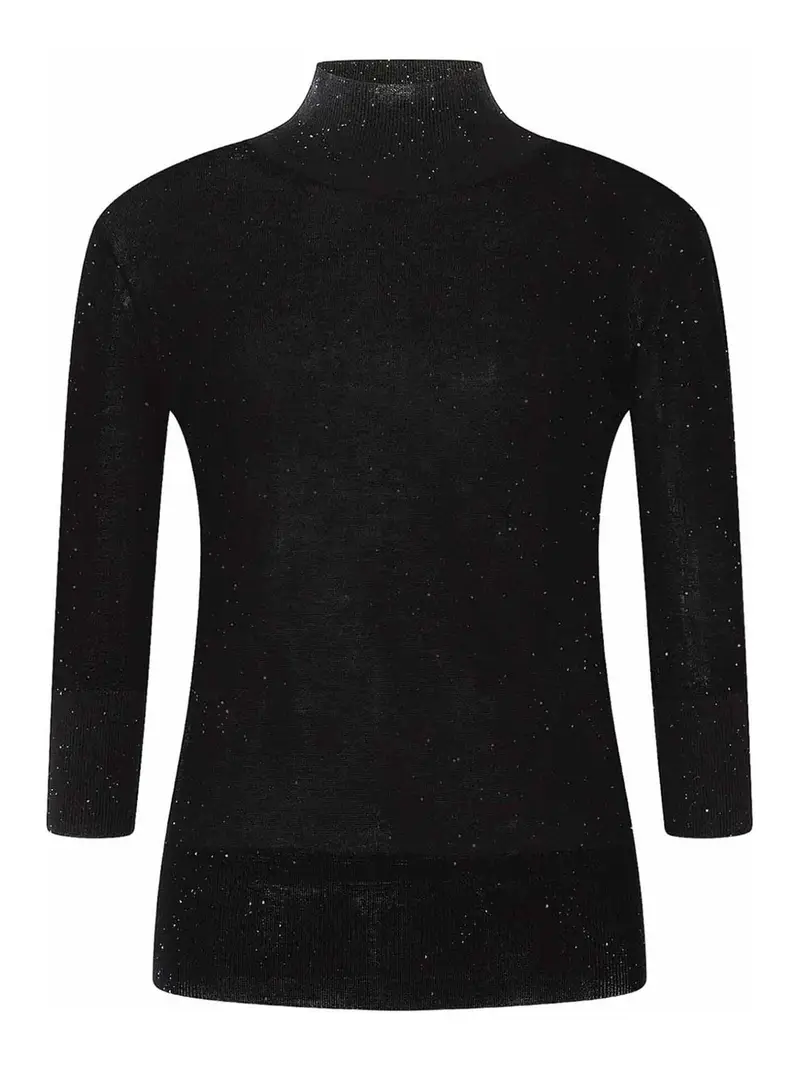 Maglia a collo lupetto Nero