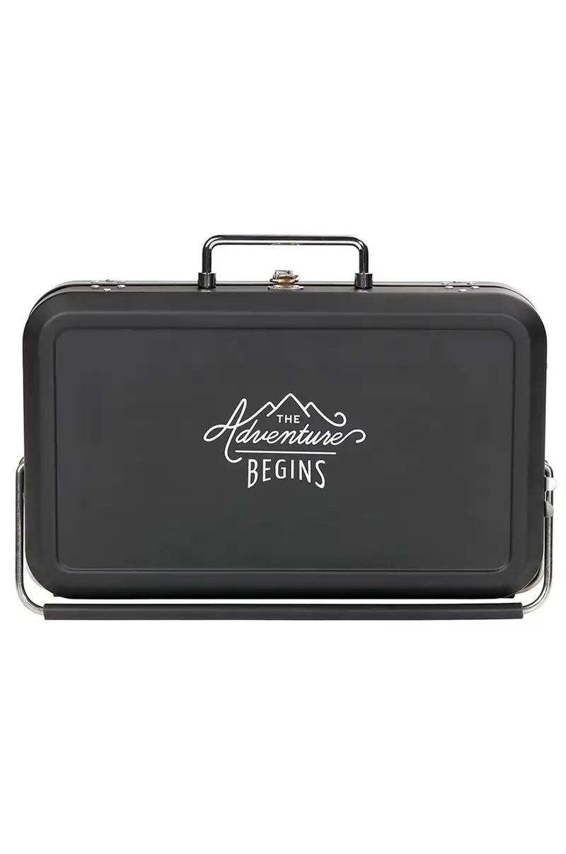 Gentelmen's Hardware grilia portatile in valigia Multicolore