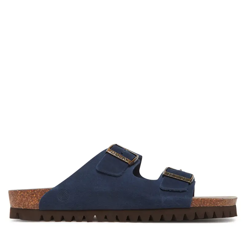 Ciabatte Genuins Hawaii Velour G106239 Blu scuro