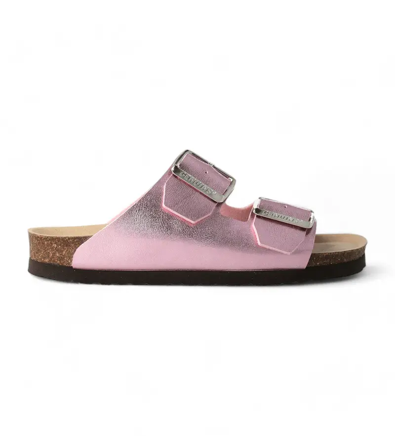 per donna. G105674 Sandali metallizzati Honolulu rosa (36), 1 a 3 cm, Nessuno, Casual