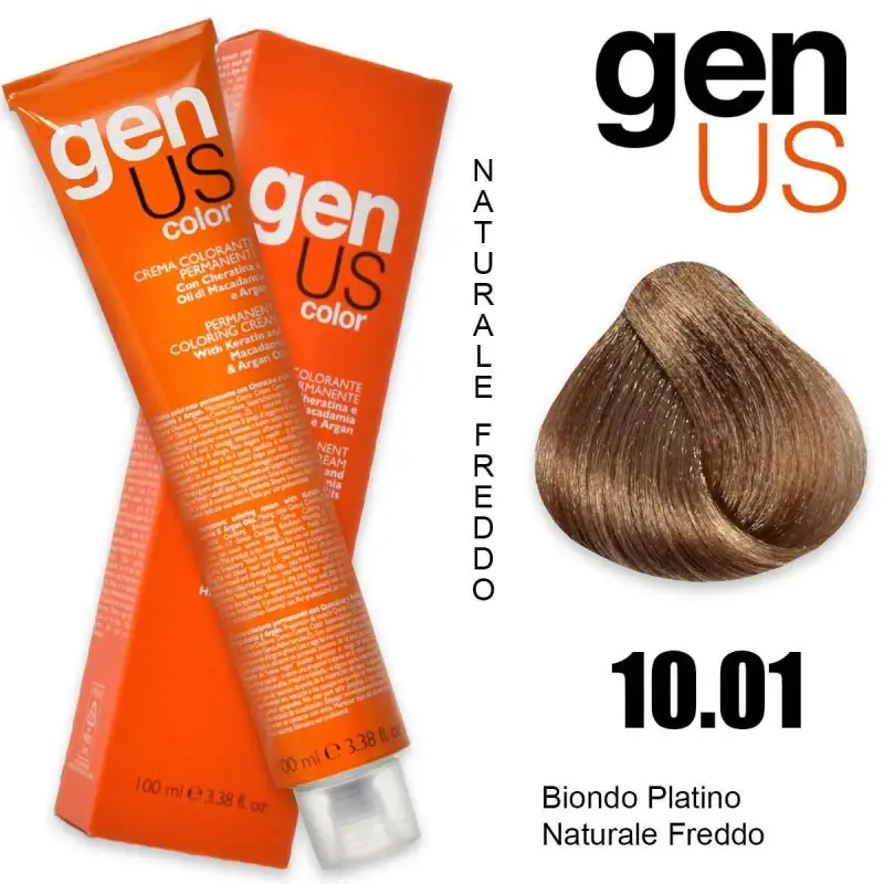 Crema colorante permanente Genus 100 ml 10,01
