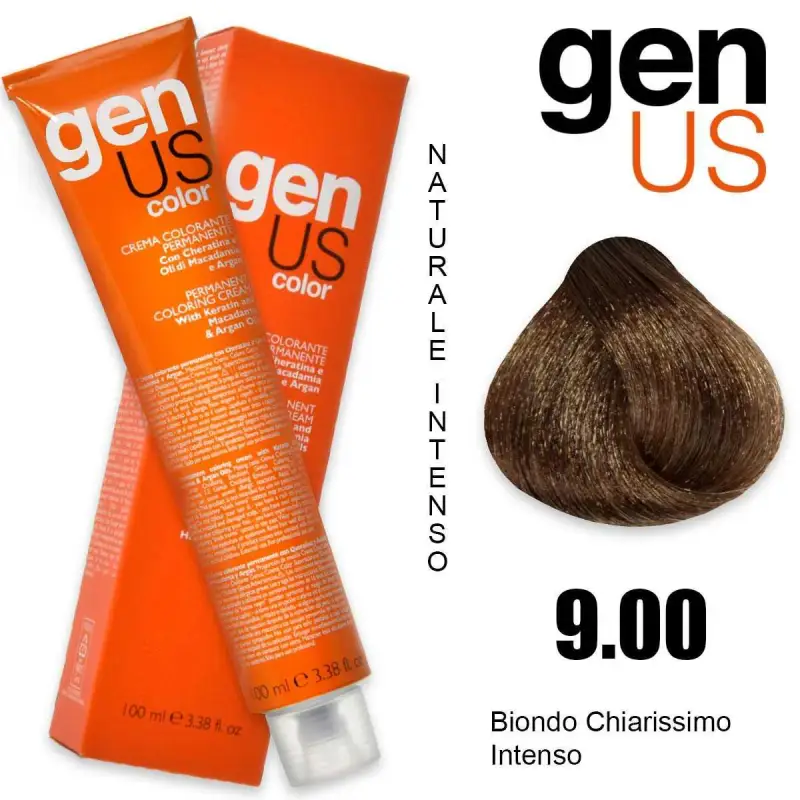 Crema colorante permanente Genus 100 ml 9,00