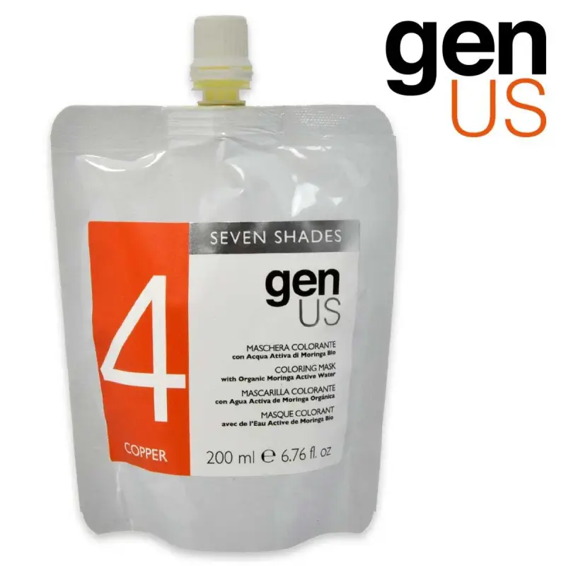 Maschera colorante Genus Seven Shades 4 rame 200ml