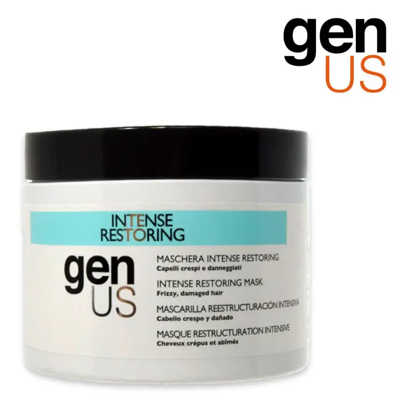 Genus Maschera Intense Restoring 500ml per Capelli Crespi e