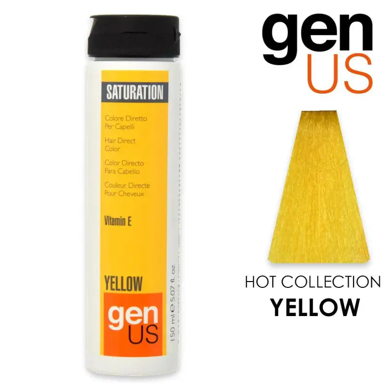saturazione capelli colore diretto giallo 150ml