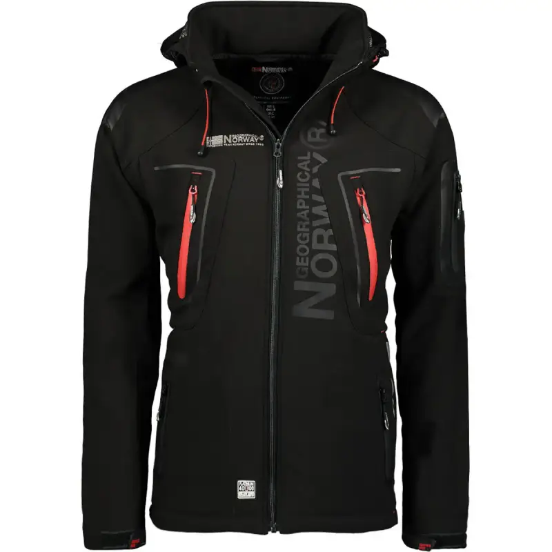Giacca impermeabile con cappuccio removibile Geographical Norway Techno