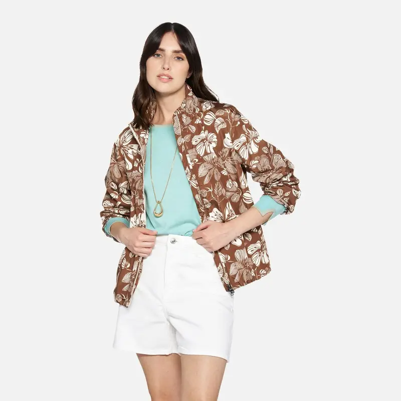 Abbigliamento Annya Woman Marrone/bianco miniatura 2