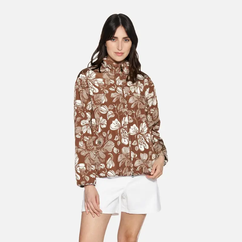 Abbigliamento Annya Woman Marrone/bianco miniatura 3