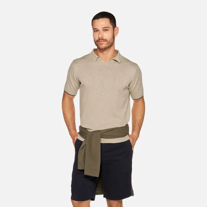 Abbigliamento Knit Uomo Beige miniatura 2