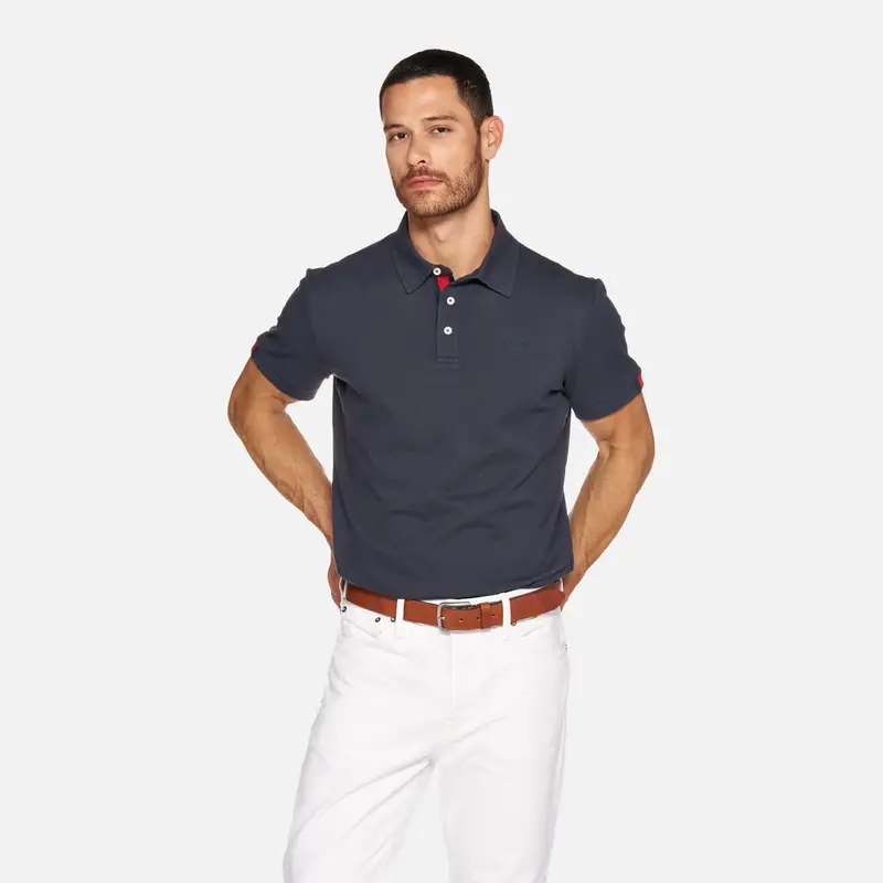 Geox Polo Uomo Blu 4328547 miniatura 2