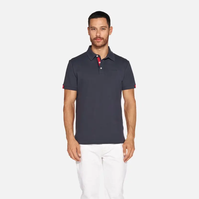 Geox Polo Uomo Blu 4328547 miniatura 3