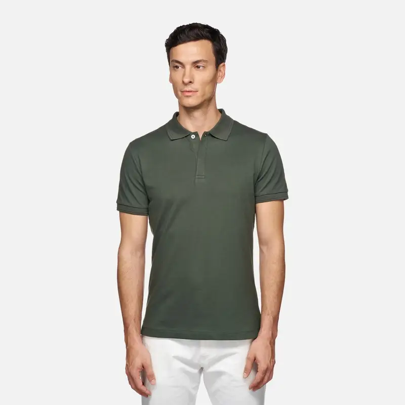 Geox Polo Uomo Grigio 4302674 miniatura 3