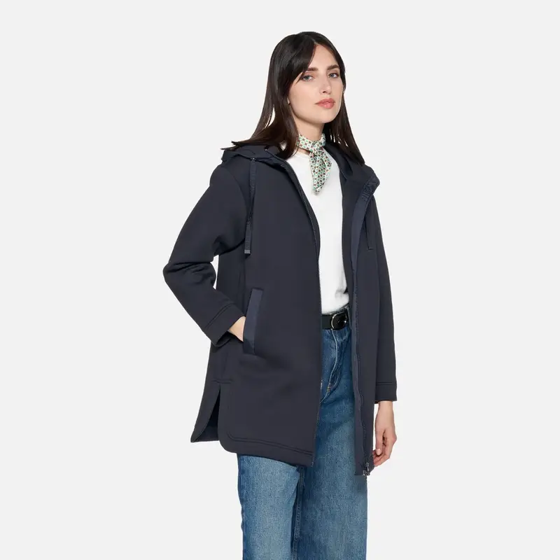 Abbigliamento Sweater Donna Blu Notte miniatura 2