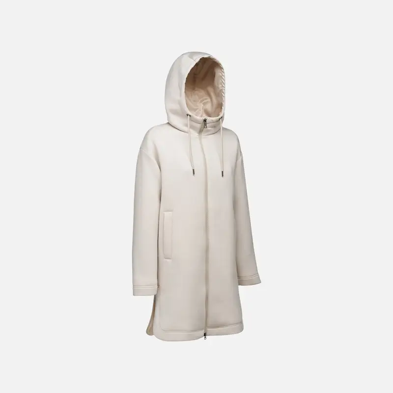 GEOX Abbigliamento Sweater Donna Grigio Chiaro miniatura 2