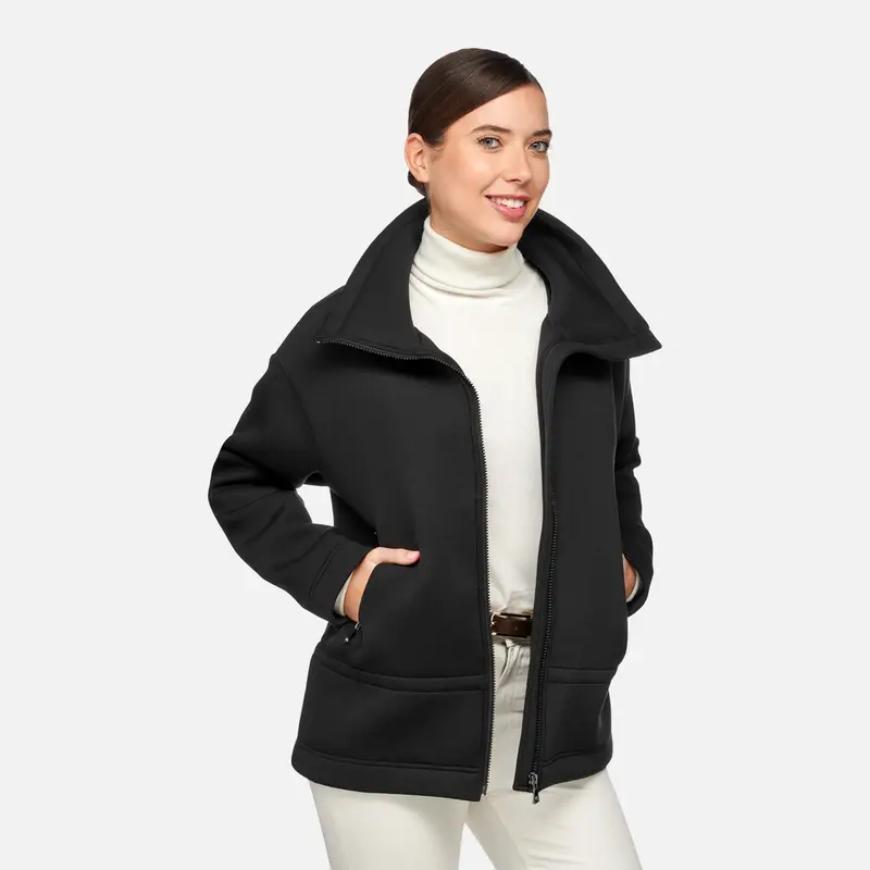 GEOX Abbigliamento Sweater Donna Nero miniatura 3