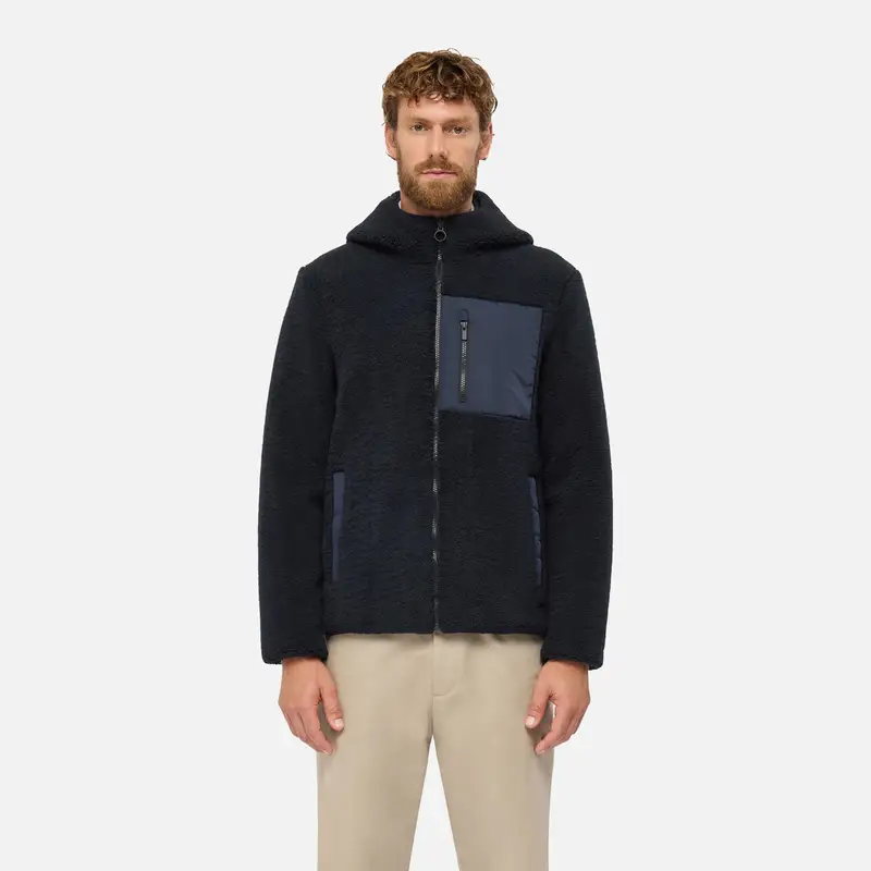 Abbigliamento Sweater Uomo Blu Notte miniatura 2