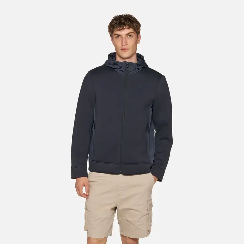 Abbigliamento Sweater Uomo Blu Notte miniatura 3