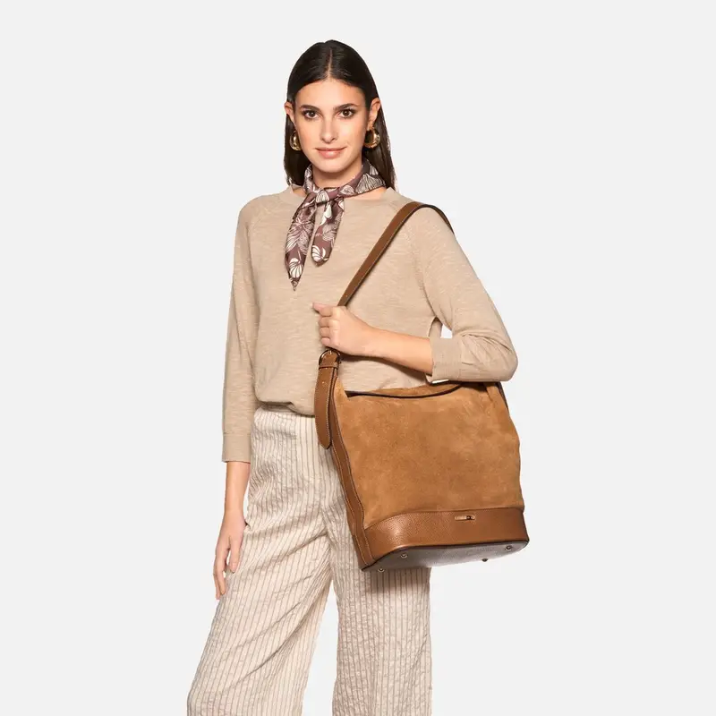 Accessori Alnoire Bag Woman Cognac miniatura 2