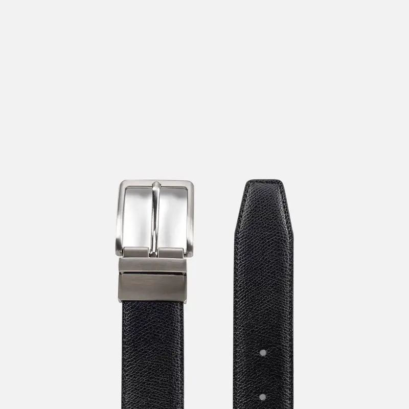 GEOX Accessori Belt Uomo Nero/testa Di Moro miniatura 3
