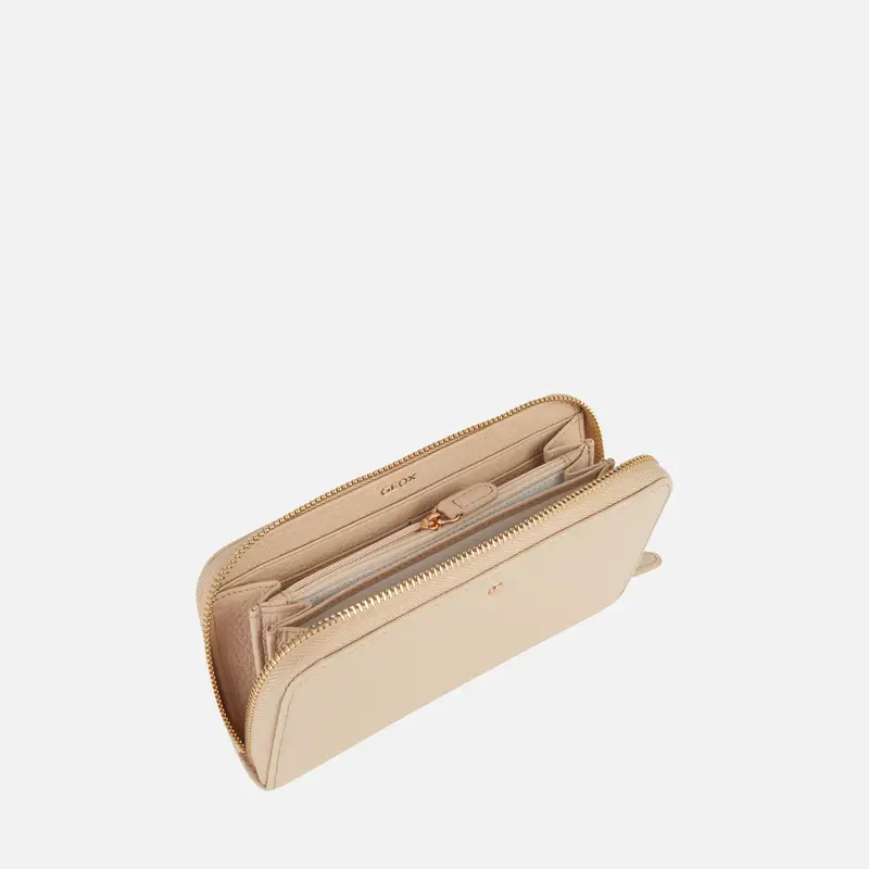 GEOX Accessori Wallet Donna Bianco Latte miniatura 3