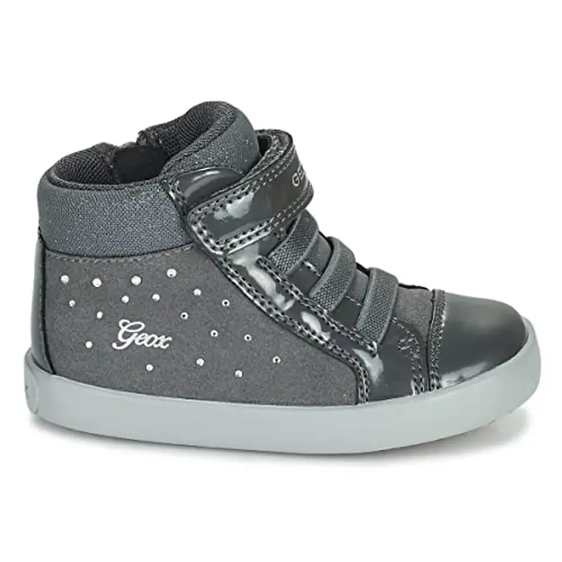 Geox B Gisli Girl A, Sneakers Bambine e ragazze, Grigio Dark Grey, 24 EU miniatura 2
