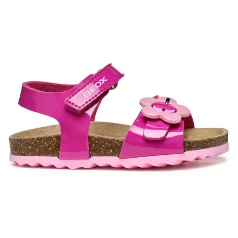 Geox B Sandal CHALKI Girl, Bambina, Dk Pink, 26 EU miniatura 3