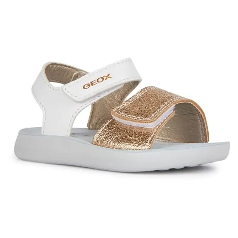 Geox B Sandal Lightfloppy, Bimba 0-24, Oro Bianco, 23 EU miniatura 3