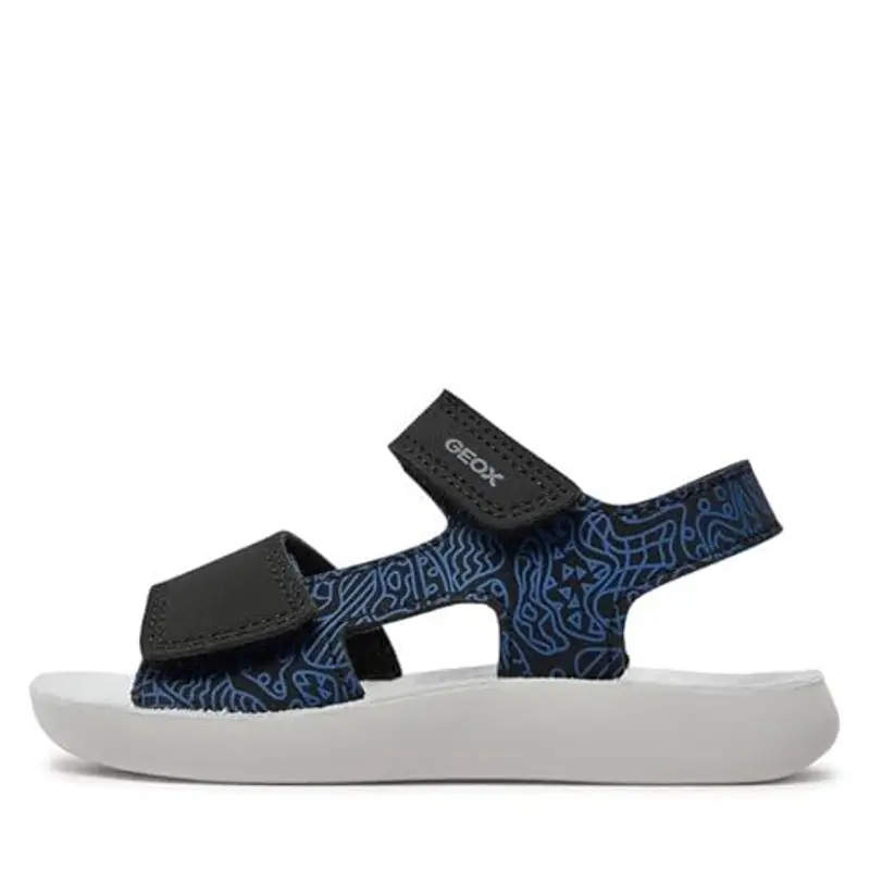 Geox B Sandal Lightfloppy, Black Royal, 27 EU